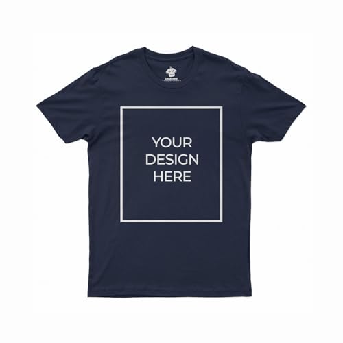 Image of CreativiT Unisex Men /Women Regular Fit Customized Tshirt | Casual Half Sleeve Round Neck | 100% Cotton with a High Thread Count