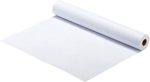Cabilock Rollo de papel de dibujo, 2 unidades, color blanco, 11.8 in x 16.4 ft, sin ácidos, seguro neutro