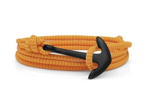 Bracelet ancre en corde pour homme acier chic et durable