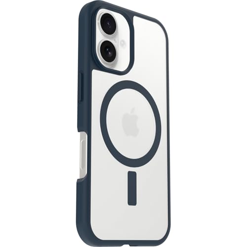 Image of OtterBox iPhone 16 React Series Case for MagSafe - Indigo Night - Ultra-Thin, Stylish Minimalist iPhone Case, MagSafe Compatible