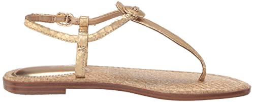 Image of Gigi Gold Boa Signet Flat Sandal by Sam Edelman