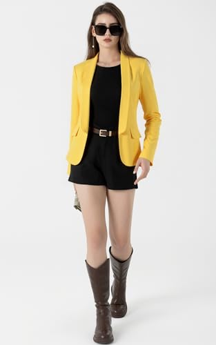 Beninos Womens Casual Long Sleeve Blazer Jackets with No Button4