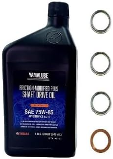 Grizzly 450 (2007) all Models Differential/Gear Oil Change Kit 1 Quarts ACC-SHAFT-PL-32/ Washers