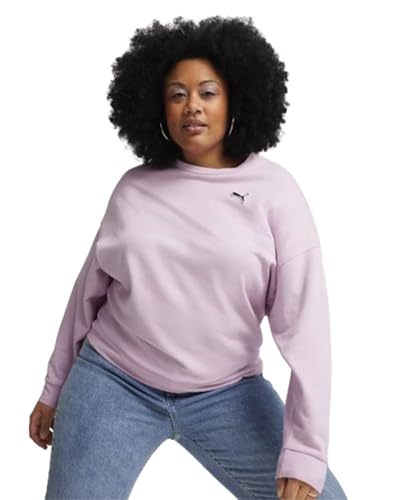 Image of PUMA Cotton Women Crew Neck Sweatshirt