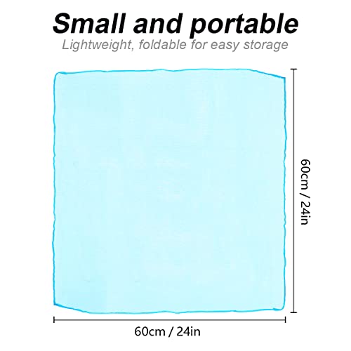 Luriseminger 30 Stück Jongliertücher, Bunte Tücher in 15 Farben, Tanz Tücher für Babys Kinder und Erwachsene - 60 x 60cm – Bild 4