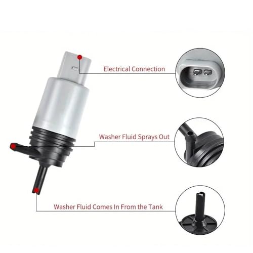 Bomba limpiaparabrisas compatible con Bmw E90 E60 525i 335i M5 3