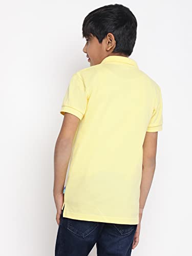 Image of Li'l Tomatoes Boys Pique Cotton Polo T-Shirt | Classic Collar & Button Placket | Soft & Breathable Summer Wear | Casual Comfort | 3-16 Years