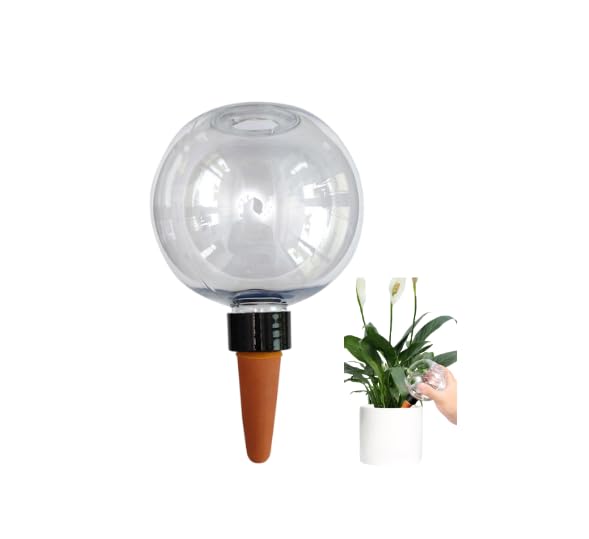 Automatic Watering Globes 500ml/17oz - Self Watering Planter Inserts, Drip Irrigation Devices for Indoor Houseplants & Outdoor Garden Plants, Plant Feeder System for Busy Gardeners (1PCS)