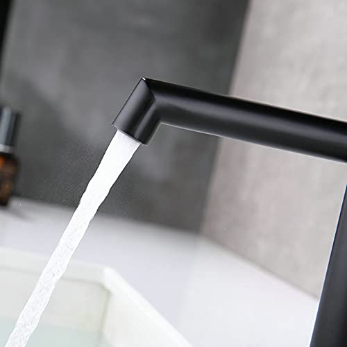 Mitigeur de lavabo à double commande chaud froid avec poignée unique - 7