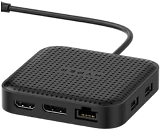 HyperDrive USB C Hub, USB4 Mobile Dock: USB4 PD 100W, DisplayPort 8K30Hz, HDMI 2.1 8K30Hz, USA-A 10Gbps X 2, Gigabit Ethernet, Audio Jack, USB-C PD 100W
