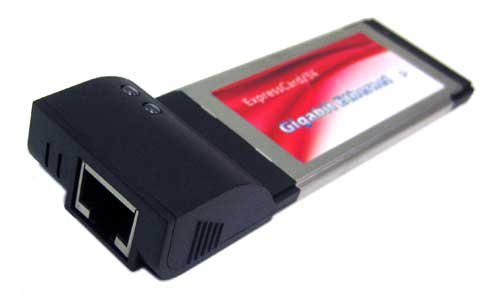 Connettore RJ 45 Aya-Media [9003] PCMCIA Express Card: 1 x RJ45 Gigabit Ethernet Connettore LAN