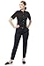 Chef Works Women's Seersucker Shirt, Black, Small