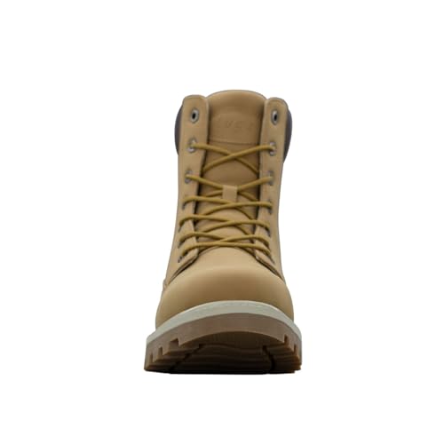 Image of Lugz Men's Empire Hi Classic 6-inch Chukka Boot, Wheat /Dark Brown /Cream /Gum, 12 M