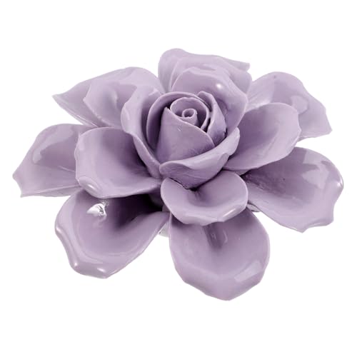 VALICLUD Colgante De Flor De Cerámica Para Pared, Decoración 3d Artística Para Sala y Dormitorio