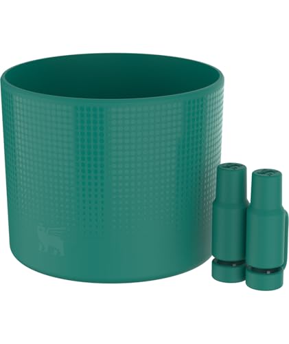 Image of Stanley Quencher Boot and Straw Cover Cap | Anti-Slip Silicone Protector for 40 oz Tumbler with Handle | Accessory Set for Stainless Steel Drinking Cup | BPA-Free | Alpine
