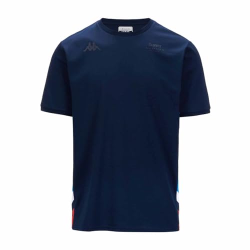 T-Shirt Kappa BWT Alpine F1 Team Homme Bleu Marine XXL Pierre Gasly