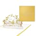 'Pop tarjeta de Up"50 en oro & Color Blanco – para 50...