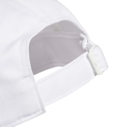 adidas Unisex Bball 3S New Logo Hat, White/Black, S-M – Ansicht 4
