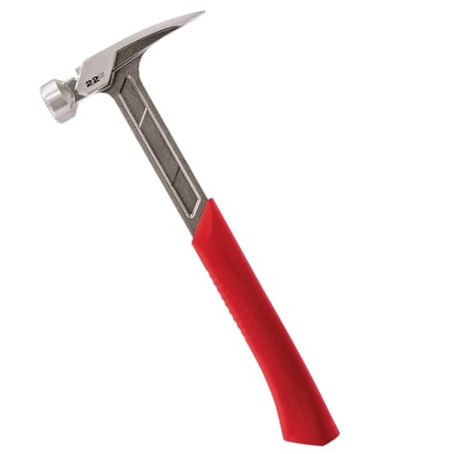 New 48-22-9022 for Milwaukee 22-Oz Milled Face Straight Claw Framing Hammer