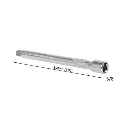 Juego de extensión de accionamiento corto de 3/8 pulgadas de largo, adaptador de llave de carraca, extensor de llave de carraca, herramientas manuales C, electricista