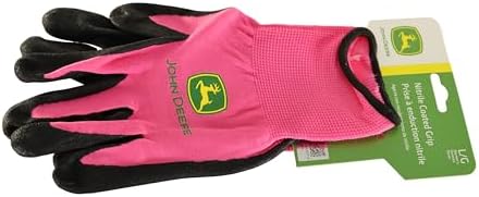 John Deere Nitrile Foam Palm Dipped Gloves LP42427