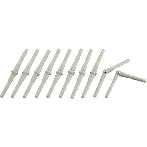 Preisvergleich Produktbild Stiftscharnier Rund Kunststoff Modelcraft (Ø) 3 mm 10 St.