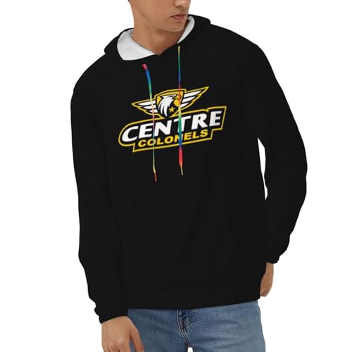 Centre College Hoodie Men'S Hooded Casual Sweatshirt Drawstring Pullover With Pocket2