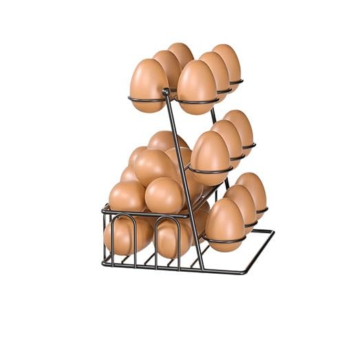 Soporte para huevos de alta resistencia y diseño cómodo para encimeras modernas