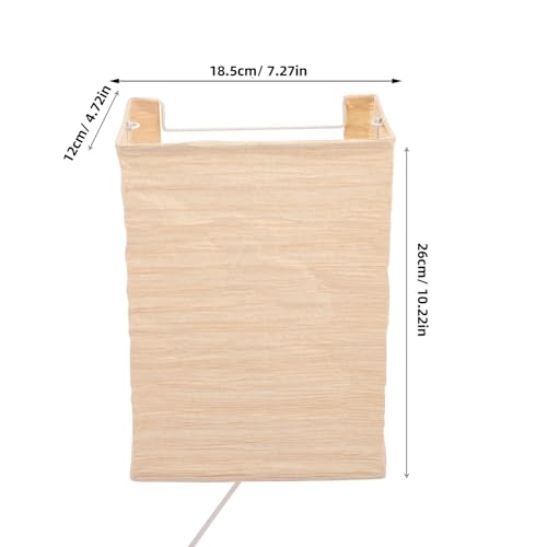 Lámpara de pared elegante estilo nórdico de papel marrón COLLBATH decoración exclusiva 2