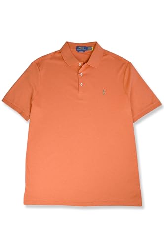 Polo Ralph Lauren Mens Classic Fit Soft Interlock Cotton Three Button Polo Shirt,2