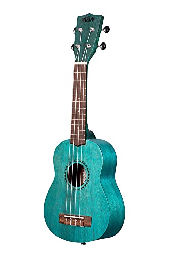 Kala KA-MRT-BLU-S – Ukulélé Soprano Blue Stained Meranti - Les Beatles, Paul McCartney, John Lennon, RIngo Starr, George Harrison Kala KA-MRT-BLU-S - Ukulélé Soprano Blue Stained Meranti