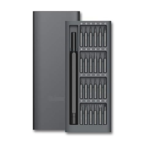 Destornilladores SMILEQ MI-DEST-4 Xiaomi Mijia Wiha, Aluminio, Negra Cover