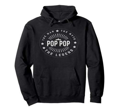 Graphic 365 EV5V48PD9XV Pop Pop The Legend Grandpa Men Funny Gift Pullover Hoodie cover