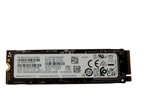 �y�����ςݕi�zSamsung �T���X�� SSD MZ-VL25120�iPM9A1�j512GB PCIe 4.0 NVMe ����/�ǂݎ��6900MB/s ��������5000MB/s ����M.2 2280 Gen4 /980Pro OEM/�p�\�R���pSSD/�m