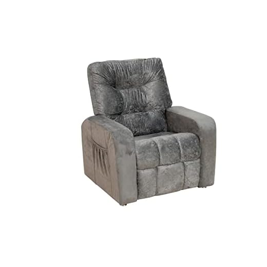 Poltrona do Papai Reclinável Matrix Azera Em Tecido Suede Cinza