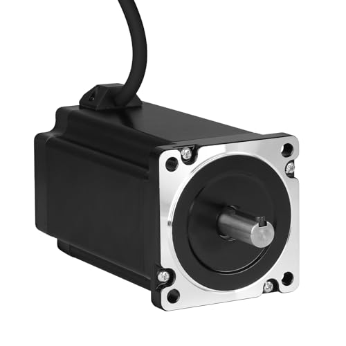 Moteur pas à pas Nema 34 1.8 degrés 4 fils couple 12.8nm axe 14mm