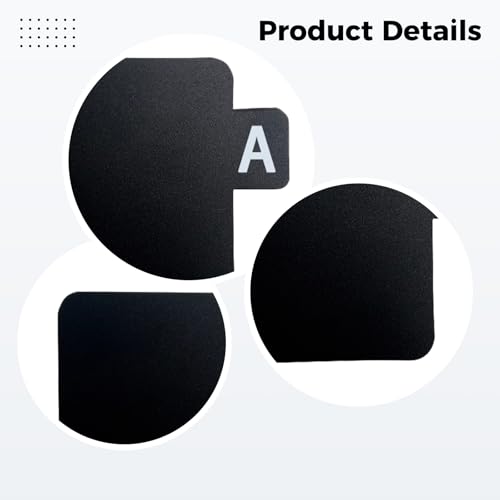 Intercalaires vinyle de qualité en polypropylène noir - 4