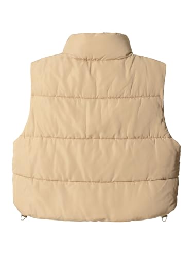 Design by Olivia Women's Cropped Puffer Vest Lightweight Sleeveless Warm Outerwear Padded Crop Vests2