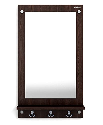 Image of Anikaa Kia Engineered Wood Dressing Wall Mirrors /Wall Hanging Dressing Mirrors /Decorative Wall Mirror /Dressing Table for Bed Room, Living Room (Wenge)