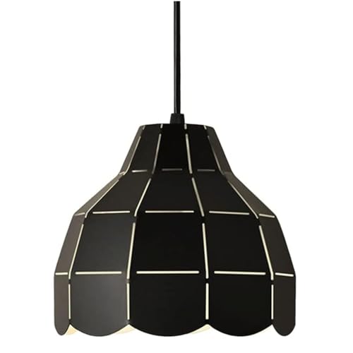 Nordichepade przemysłowe minimalistyczne europejskie lampy wiszące, nowoczesna lampa wisząca E27 pojedyncza głowica parasolowa Allar sypialnia korytarz salon gabinet / czarny