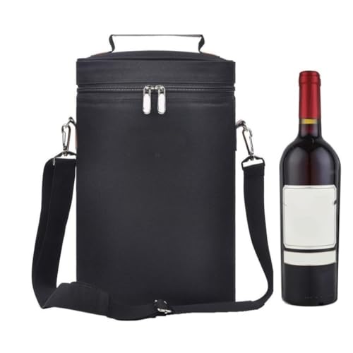 Bolsa Porta 4 Vinho Térmica Grande Bebidas E Copos Taças 8kg
