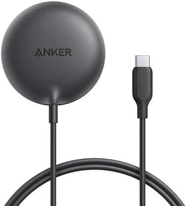 Anker Zolo 15W Magnetisches kabelloses Ladepad, Qi2-zertifiziert | MagSafe-kompatibel, für iPhone 17 / 16 / 15 / 14 / 13 / 12 Serie, AirPods. (Nicht für Pixel, ohne Netzteil)