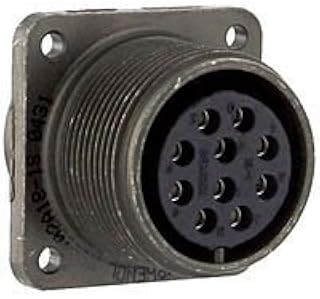 AMPHENOL INDUSTRIAL MS3102A18-1S Conn, Circular, RCPT, Size 18, 10POS, Box