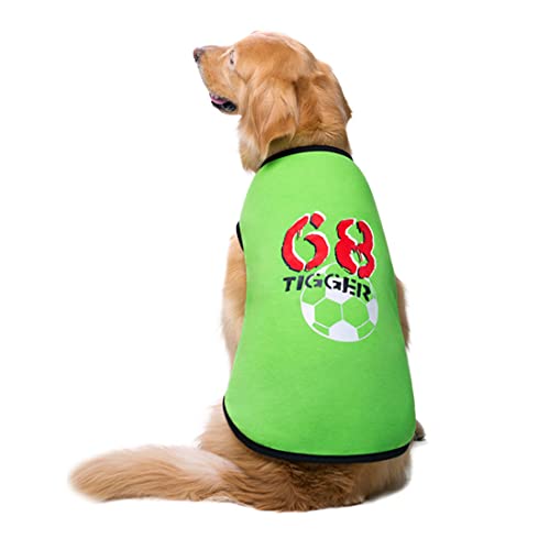 ICOUCHI 犬服 春夏 tシャツ ドッグウェア 大型犬 コート パーカー 薄手 脱毛ベスト 中型犬 綿製 弾力がよい 涼しい 犬猫洋服 通気性 袖なし 日焼き防ぐ 柔らかい 脱毛保護 お出掛けお散歩 ホームウェア スポーツウェア