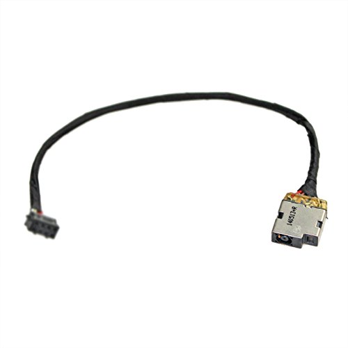Cable conector de enchufe y arnés de alimentación de CC compatible con HP 15-r150nr 15-r210ca 2