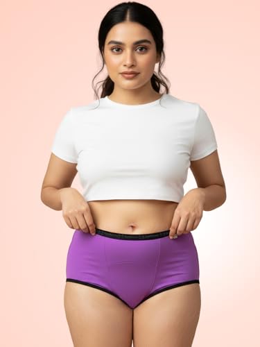 Image of superbottoms MaxAbsorb Period Underwear | Period Panty for Women | 8Hr Absorption | No Leaks, No Stains | High Waist, Full Coverage | Bamboo Fabric + Cotton - Pack of 3