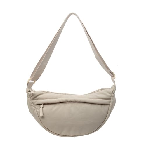 KARRESLY Fanny Packs Nylon Crescent Crossbody Purses Bag for Women Men Fashion Waist Packs Travel Sling Bag