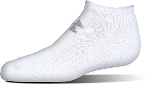 Under Armour Boy`s Charged Cotton 2.0 No Show Socks (6 Pack)3