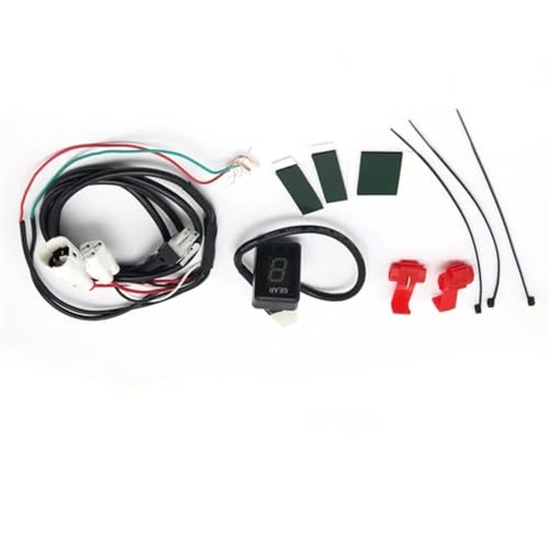 デジタルギアメーター Compatible With Yamaha For XJ6 For XJR400 For XJR1300 オートバイ 1-6 デジタルディスプレイインジケーター オートバイディスプレイ シフトレバーセンサーに対応