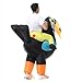 CHOIEO Halloween Inflatable Costume for Adult, Funny Blow Up Animal Costume, Ride-On or Full Body Suit, Cosplay Outfit for Party (Toucan)